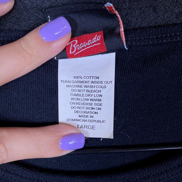 Harley Davidson Womens Shirt Black Motor Queens Milwaukee Long Sleeve Large - Picture 7 of 15